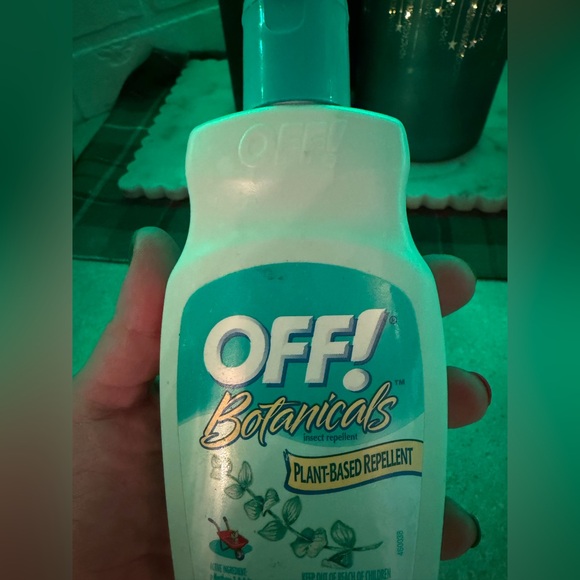 Vintage OFF Botanicals Repellent Lotion Open Bottle 3/4 Full - Picture 4 of 8